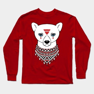 Tribal Bear Long Sleeve T-Shirt